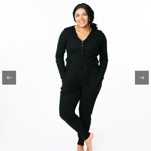 ZYIA Black Don't Wake Me Thermal Joggers